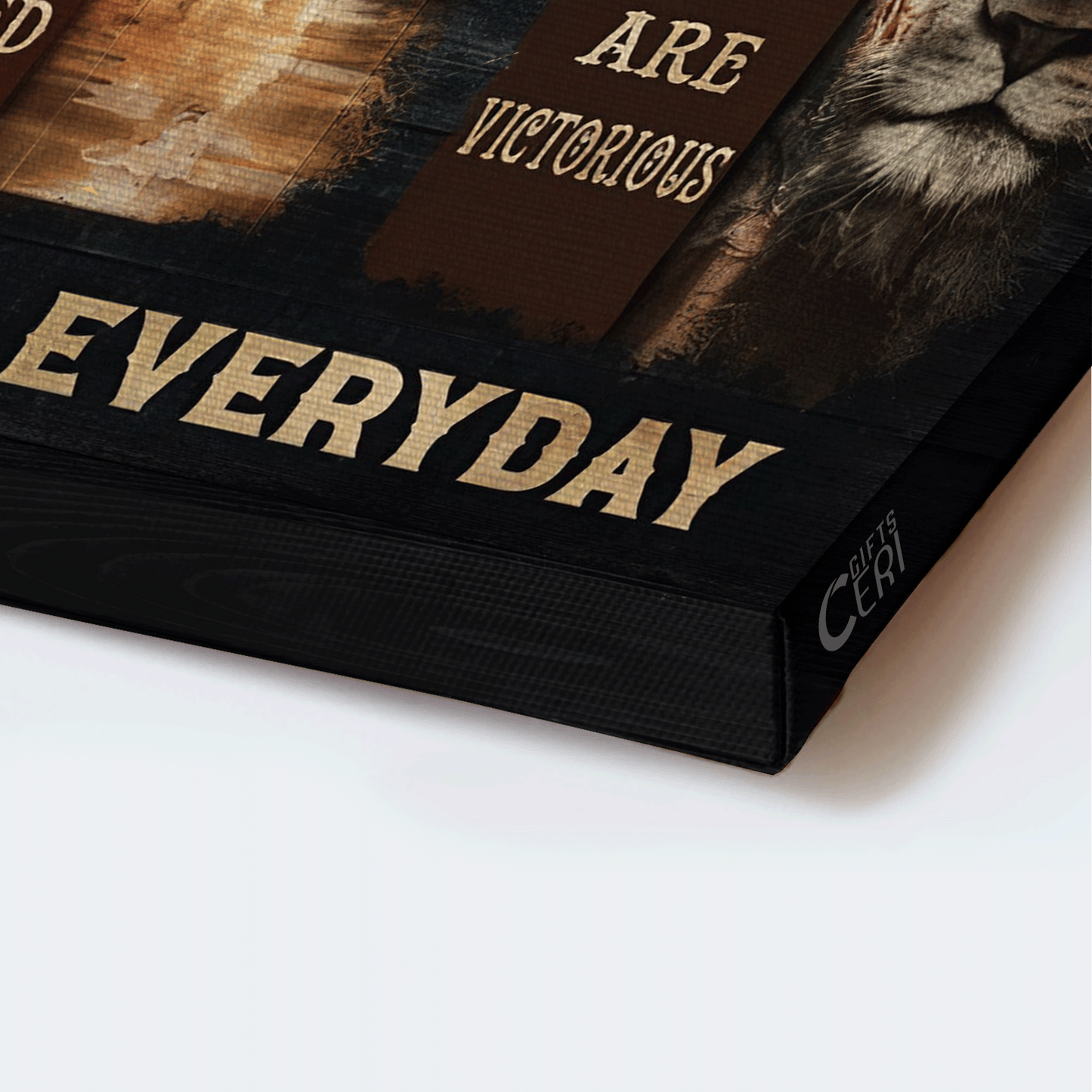 Jesus Landscape Canvas - Lion of Judah, Warrior Landscape Canvas - Gift For Christian - Be awesome everyday Landscape Canvas