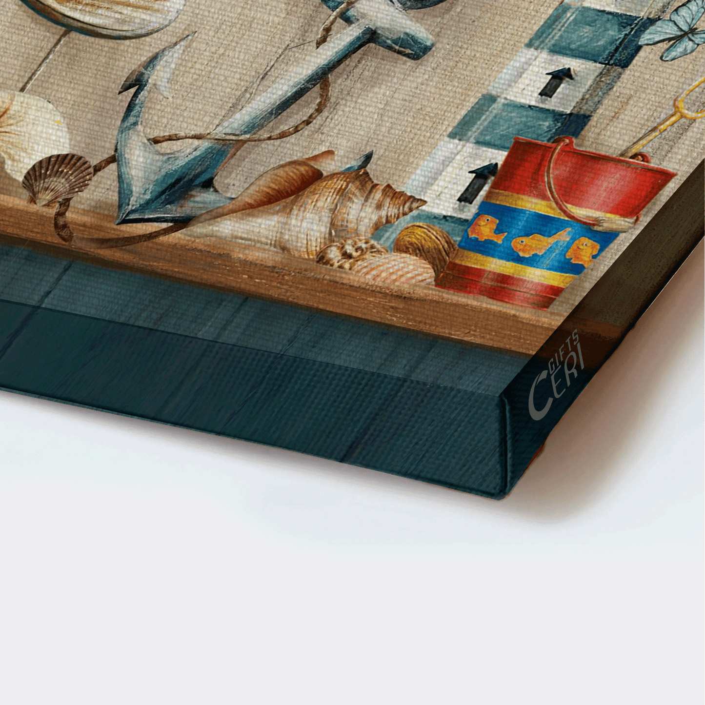 Jesus Landscape Canvas - Ocean things, Types of seashell, Blue hydrangea Landscape Canvas - Gift For Christian - Be the reason someone smiles Landscape Canvas