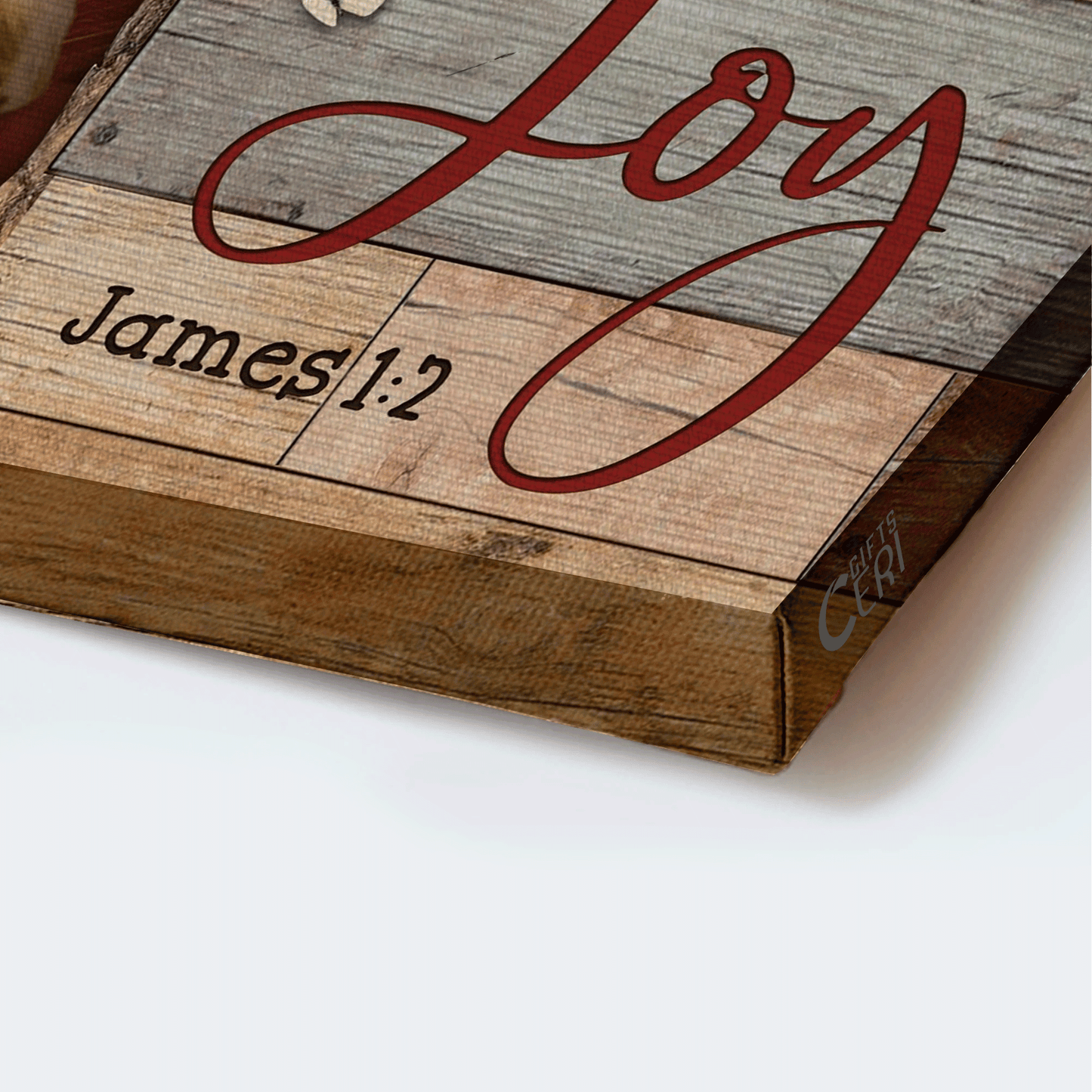 Jesus Landscape Canvas - Little Yorkshire Terrier, Gift for dog lover, White butterfly Landscape Canvas - Gift For Christian - Today I choose joy Landscape Canvas