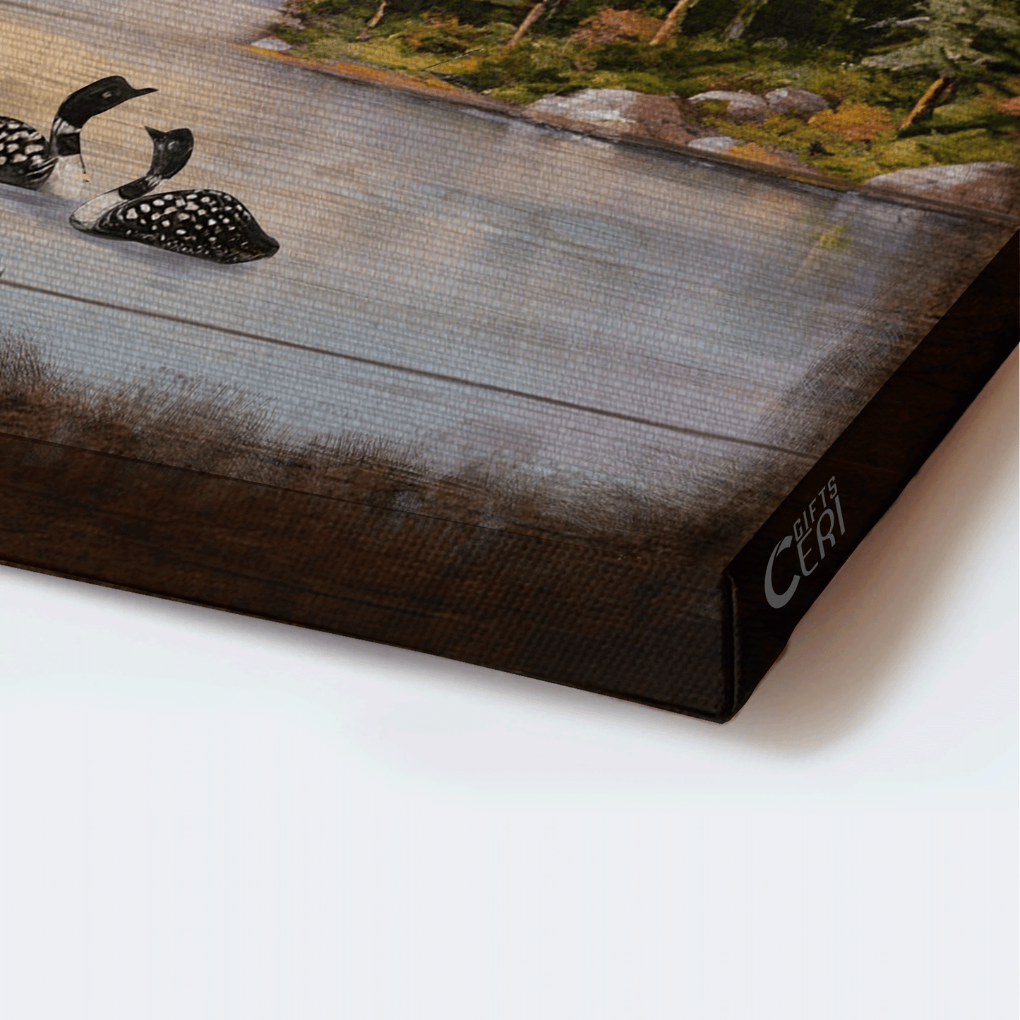 Jesus Landscape Canvas- Black Swan, On the river, Lake view painting canvas- Gift for Christian- Everyday is a new beginning - Landscape Canvas Prints, Christian Wall Art
