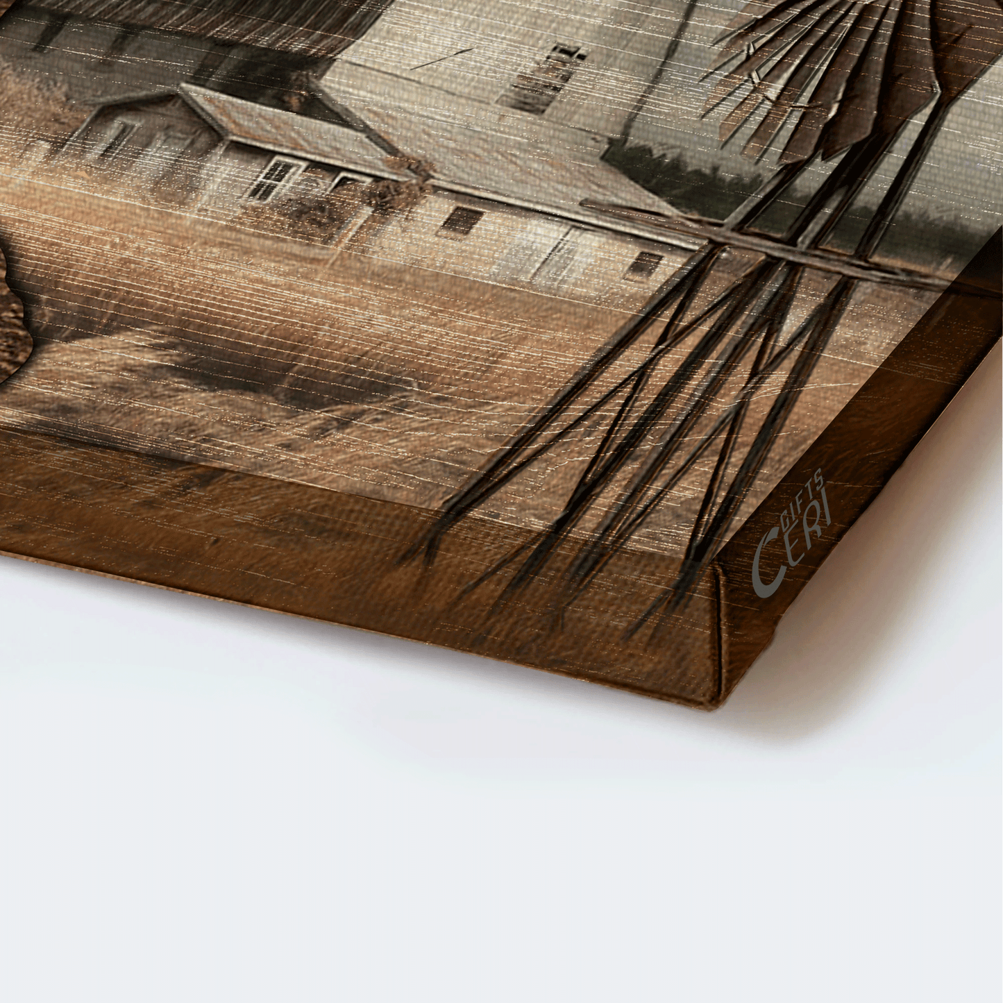 Jesus Landscape Canvas - Old Barn Painting, Windmill Landscape Canvas - Gift For Christian - I still believe in amazing grace Landscape Canvas