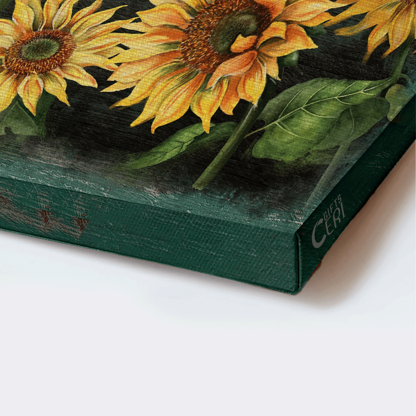 Jesus Landscape Canvas - Sunflower, Hummingbird Canvas - Gift For Christian - Thankful, Grateful, Blesses Canvas