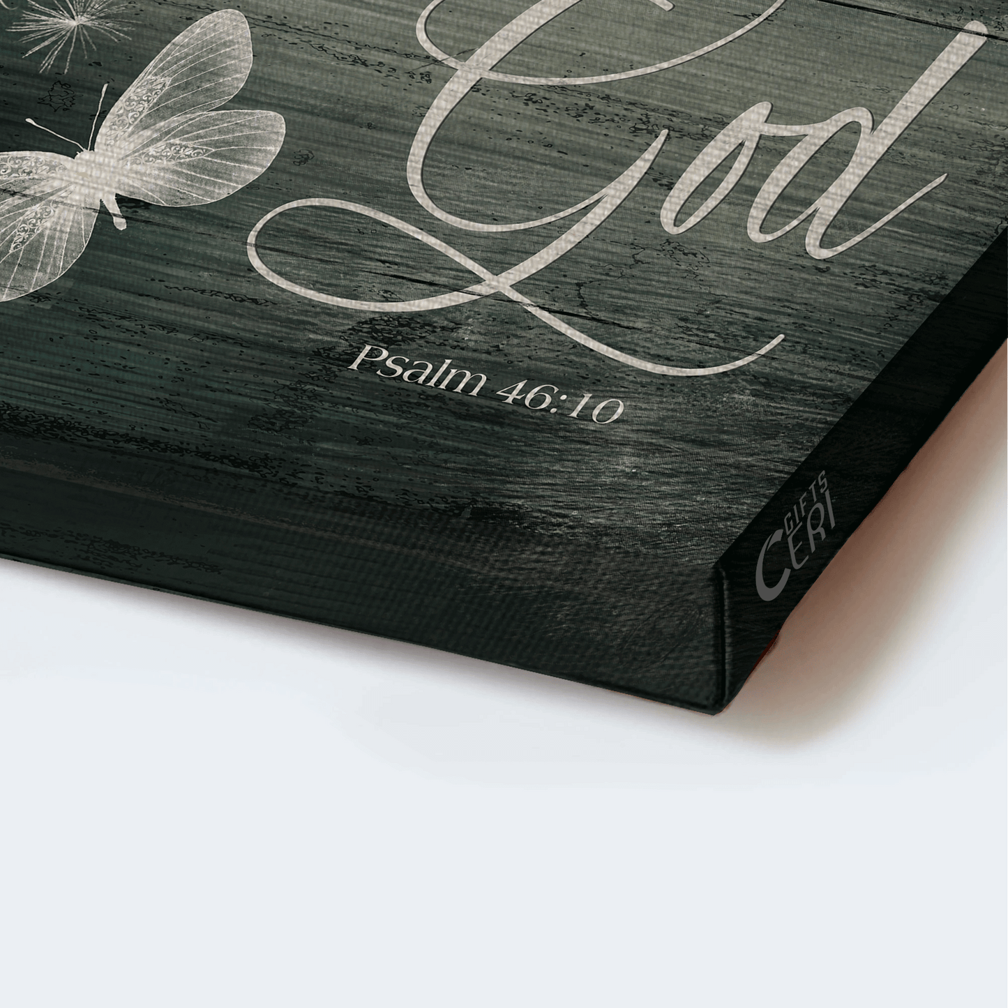 Jesus Landscape Canvas - Lovely Dandelion, butterfly Landscape Canvas - Gift For Christian - Be still and know that I am God Landscape Canvas