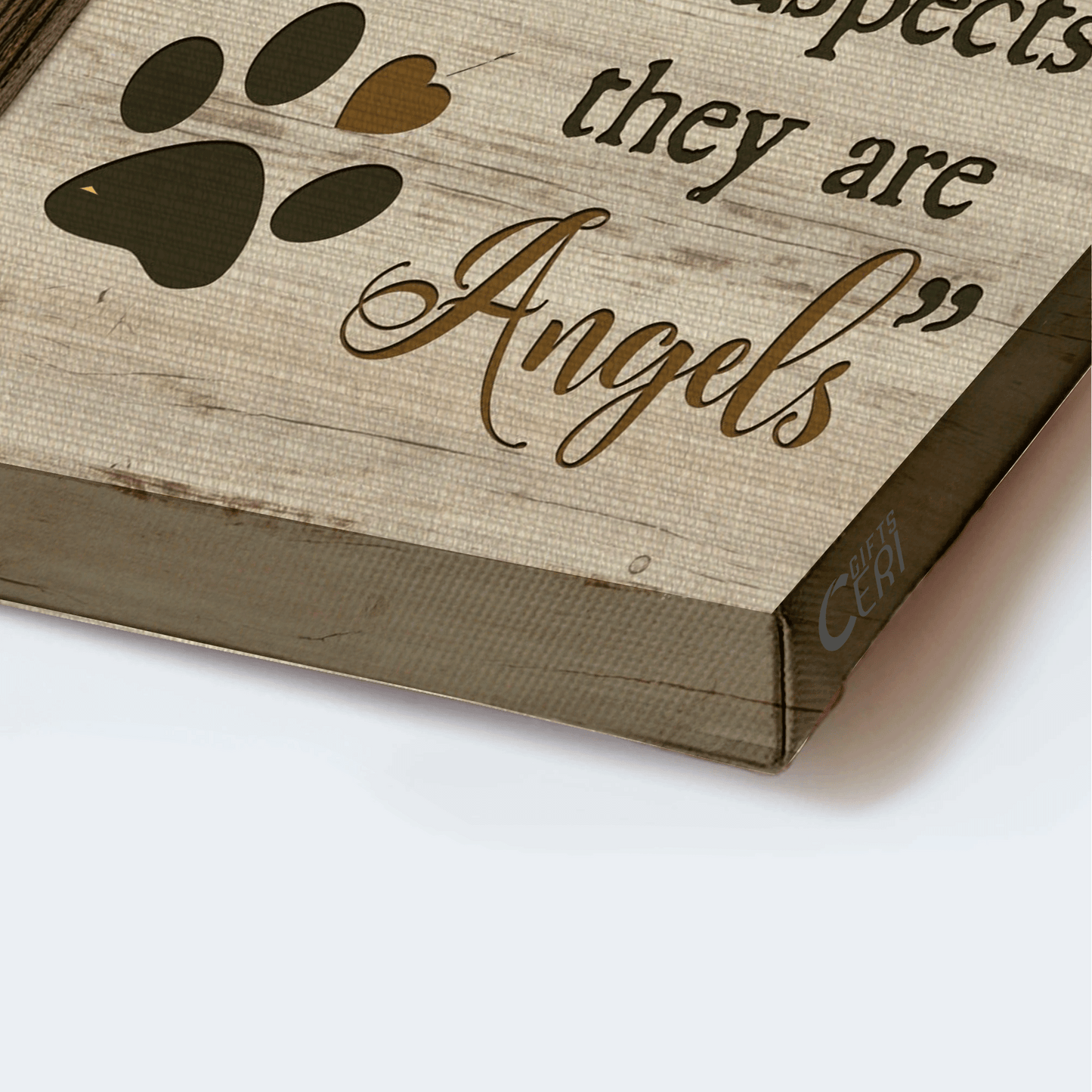 Jesus Landscape Canvas - Pretty cat, Yellow flower field, Small window Canvas - Gift for Christian, Pet lovers - I will send them without wings Landscape Canvas