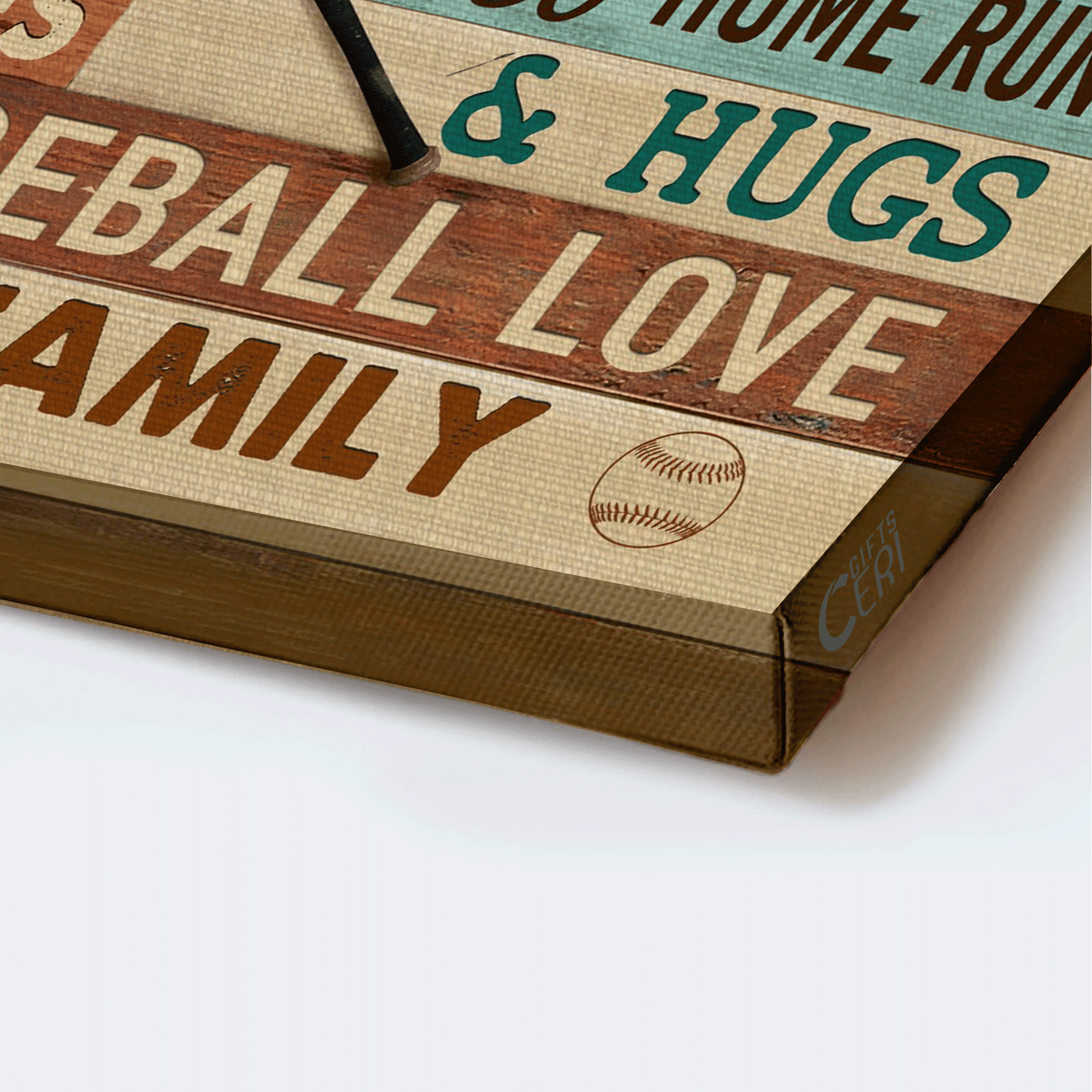 Jesus Landscape Canvas- Baseball Painting, Sport Drawing Canvas- Gift For Christian- We Are Family
