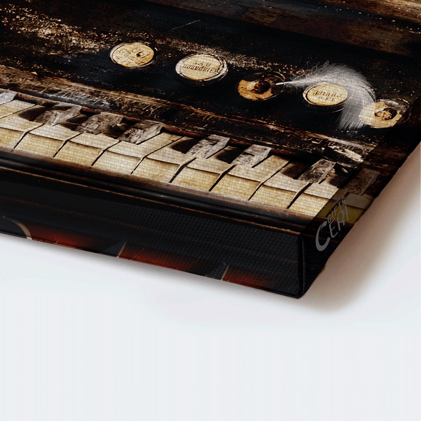 Jesus Landscape Canvas - Piano painting, The holy bible Landscape Canvas - Gift For Christian - I can only imagine Landscape Canvas