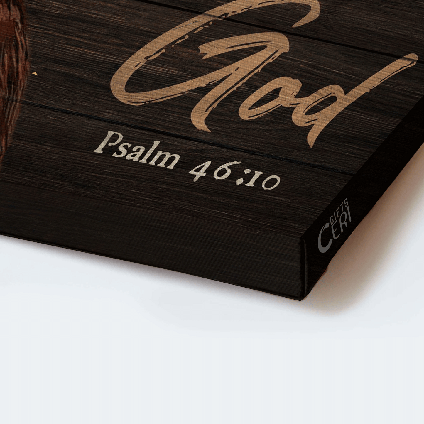 Jesus Landscape Canvas - Big Cardinal, God, Jesus, Faith, Psalm 46:10 Landscape Canvas - Gift For Christian - Be Still And Know That I Am God Landscape Canvas