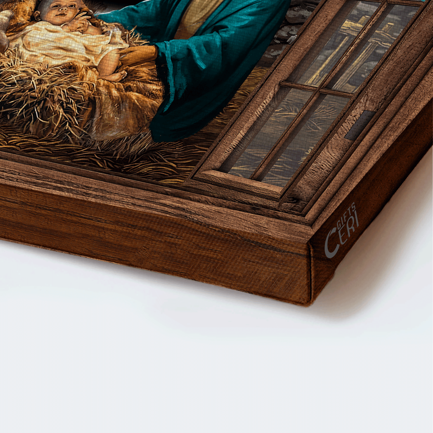 Jesus Landscape Canvas - The Night Jesus Was Born - Gift For Christian