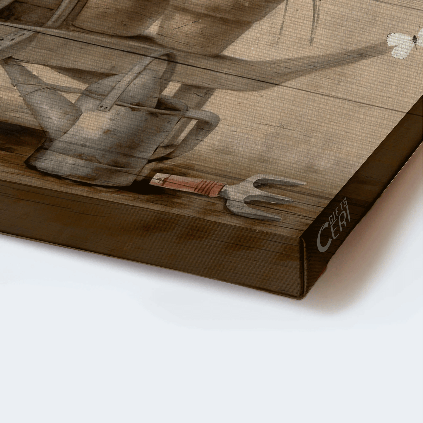 Jesus Landscape Canvas - Vintage Garden, Daisy Flower Canvas - Gift For Christian - Today I Choose Joy Canvas