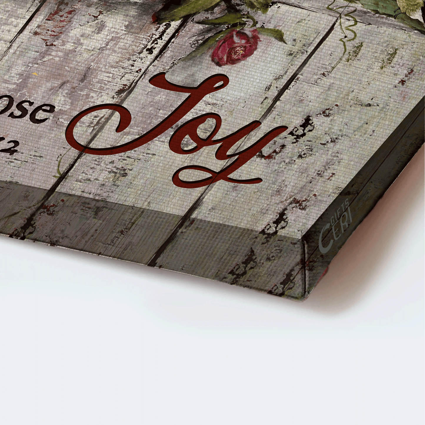 Jesus Landscape Canvas - Peony painting, White peony, Pink peony Landscape Canvas - Gift For Christian - Today I choose joy Landscape Canvas