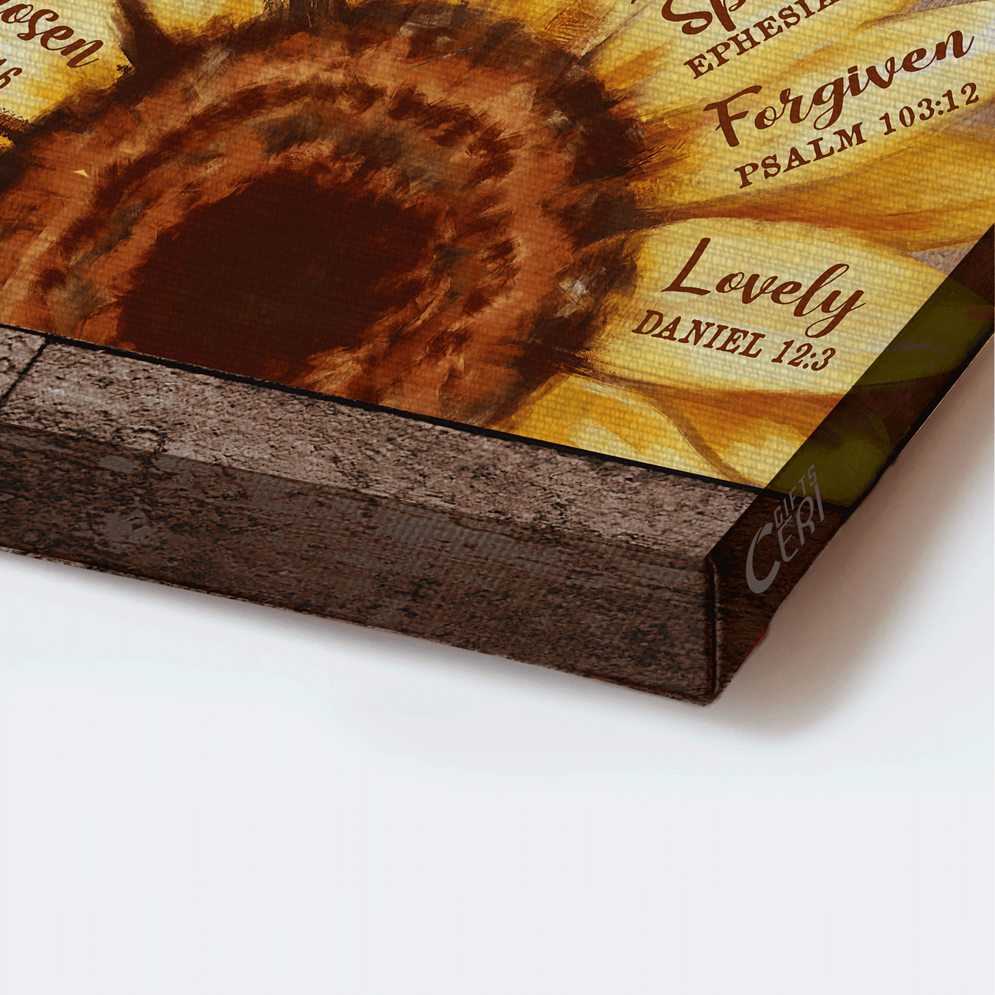 Jesus Landscape Canvas- Beautiful hummingbird, Big sunflower canvas, God says you are canvas- Gift for Christian