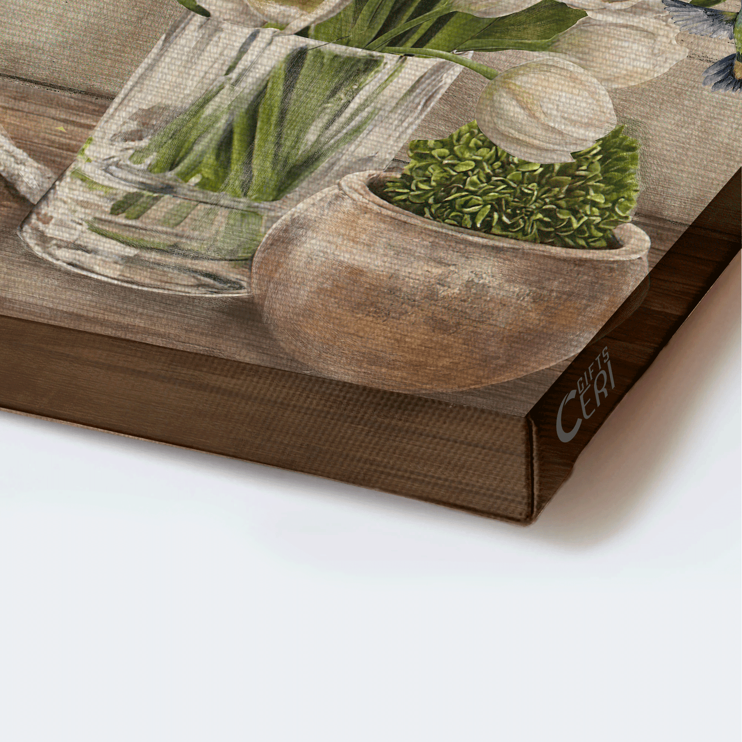 Jesus Landscape Canvas - White Tulip, Still Art Canvas - Gift For Christian - Amazing Grace Canvas