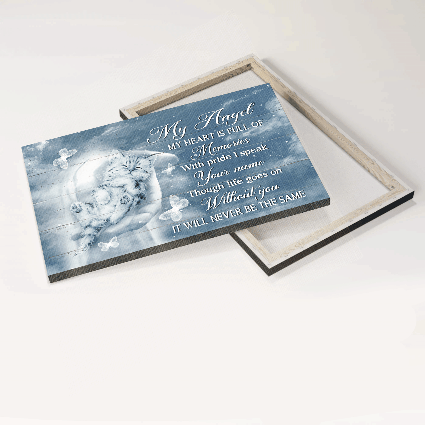 Jesus Landscape Canvas- Baby Cat, Take My Hand, Jesus Painting Canvas- Gift For Christian- My Heart Is Full Of Memories