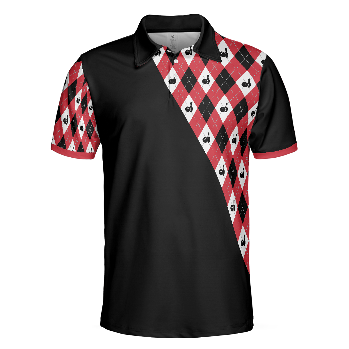 They See Me Bowlin' They Hatin' Polo Shirt, Bowling Plaid Pattern Shirt, Funny Polo Shirt With Sayings - Perfect Gift For Men