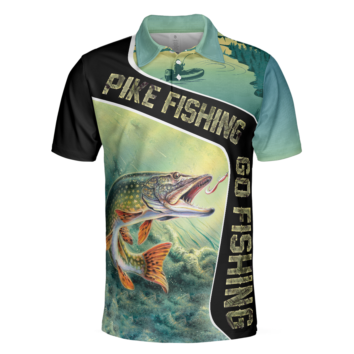 Fishing Men Polo Shirt, A Day Without Fishing Eat Sleep Fish Repeat Shirt For Men, Crazy Fishing Apparel, Gift For Golfers