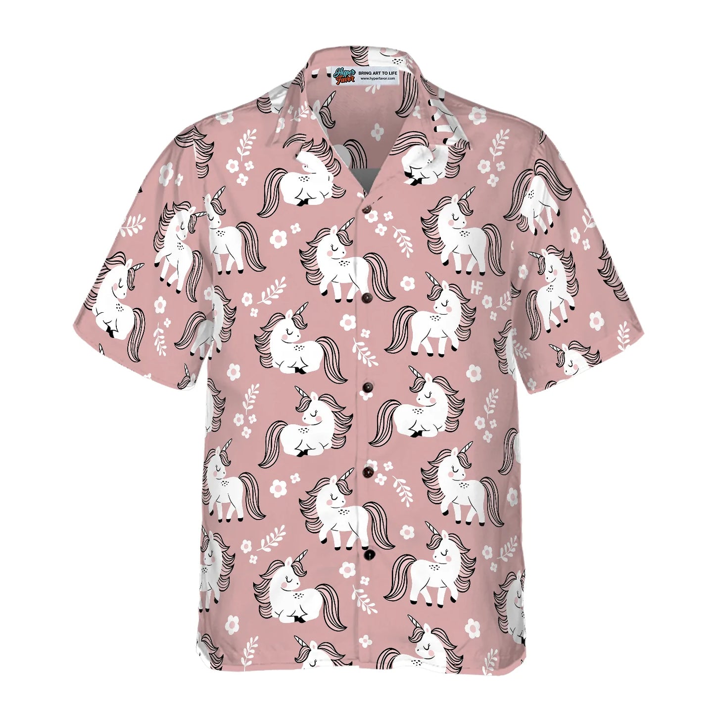 Baby Unicorn In The Magic Forest Hawaiian Shirt, Stylish Unicorn Aloha Shirts for Men And Women, Best Gift For Unicorn Lovers, Husband, Wife, Boyfriend, Girlfriend
