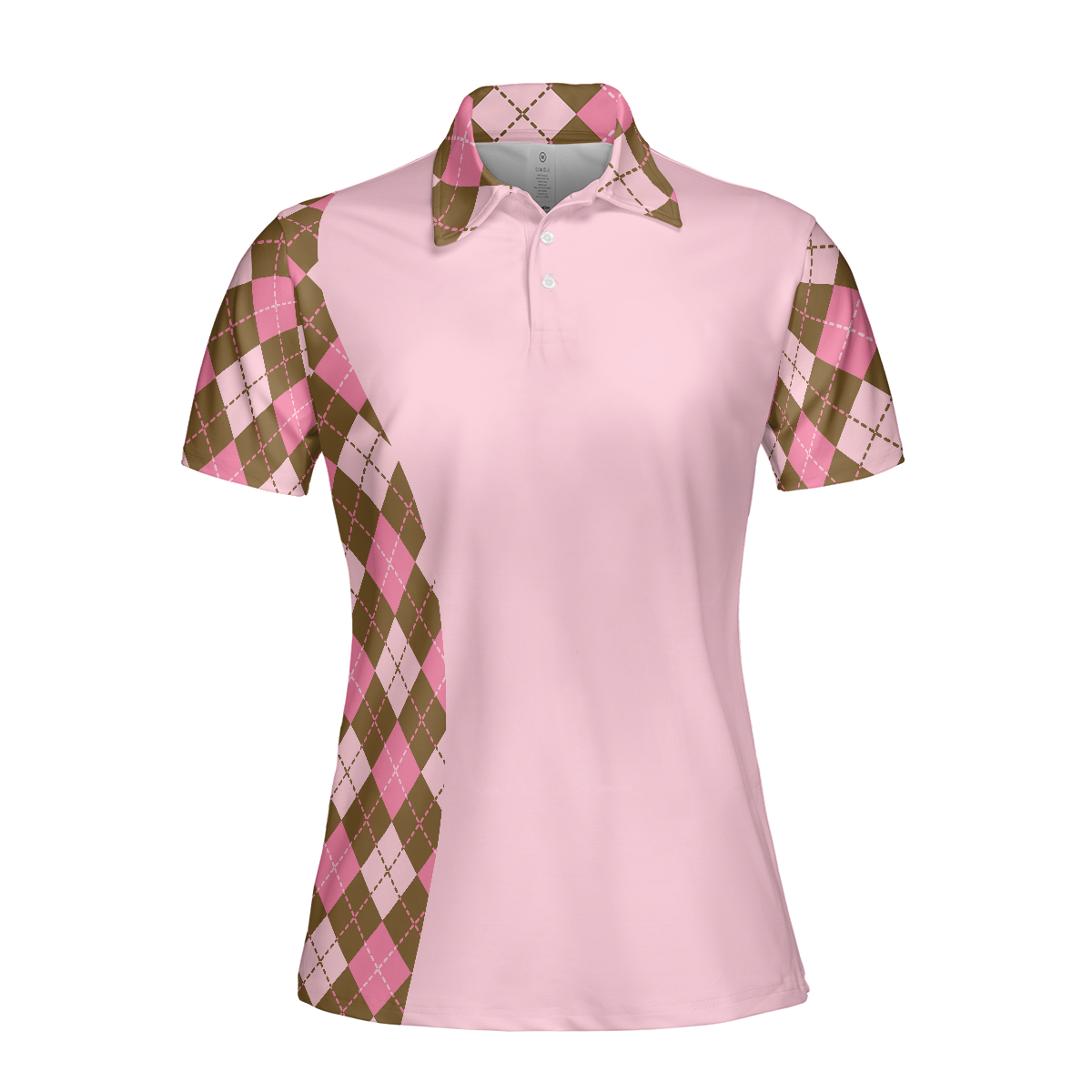 Girl Play Golf Women Polo Shirt, Some Girls Play With Dolls Real Girls Play Golf Women Polo Shirt, Argyle Pattern Shirt For Ladies - Perfect Gift For Women, Ladies