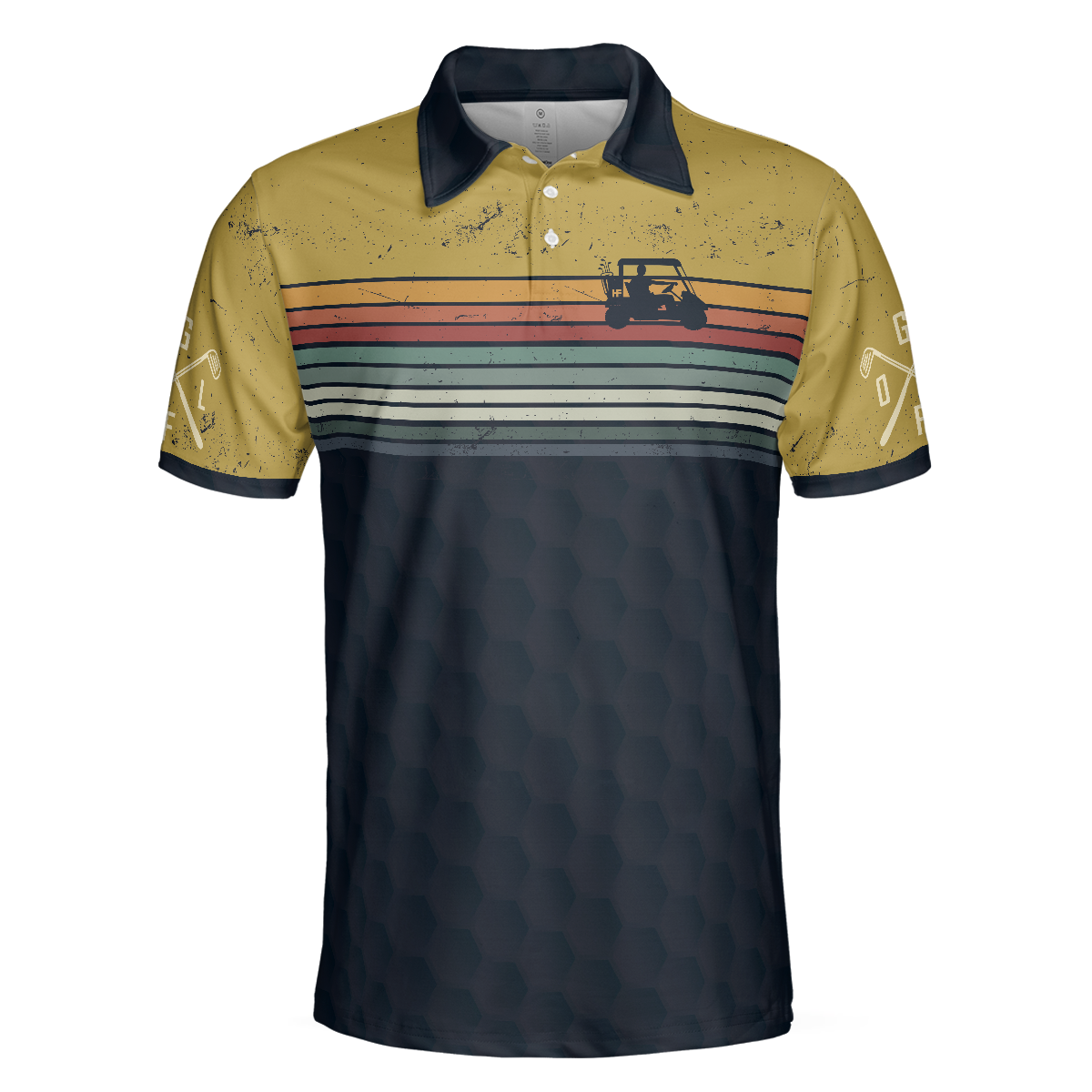 This Is How A Cool Grandpa Rolls Golf Polo Shirt, Striped Shirt For Men, Cool Golf Gift For Golfers - Perfect Gift For Men