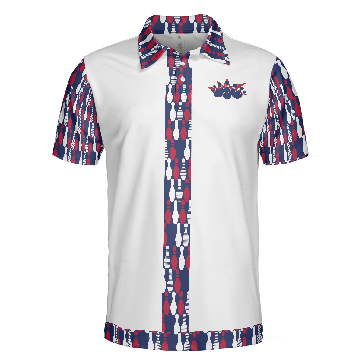 Bowling Men Polo Shirt - Bowling Makes Me Happy The Ten Pin Not So Much Men Polo Shirt - Perfect Gift For Friend, Family, Bowling Lovers