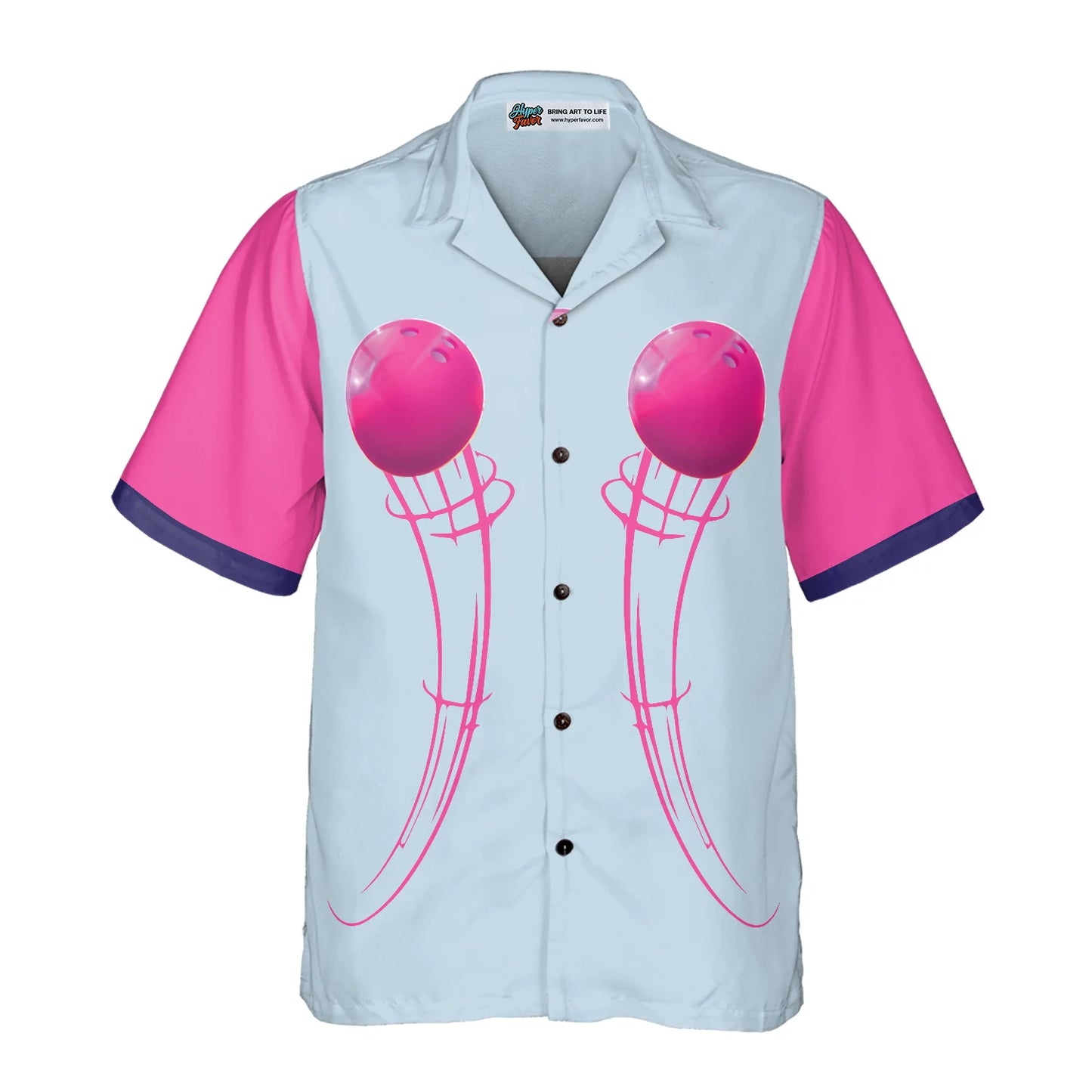 Bowling Balls Hawaiian Shirt, Bowling Aloha Shirt For Men & Women, Best Gift For Bowling Lovers, Husband, Wife, Boyfriend, Girlfriend