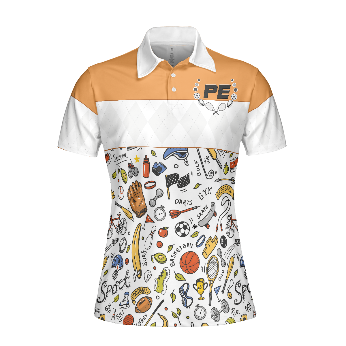 Sports For Physical Education Women Polo Shirt, Female PE Teacher Polo Shirt, Fun Physical Education Teacher Shirt - Perfect Gift For Women, Teacher
