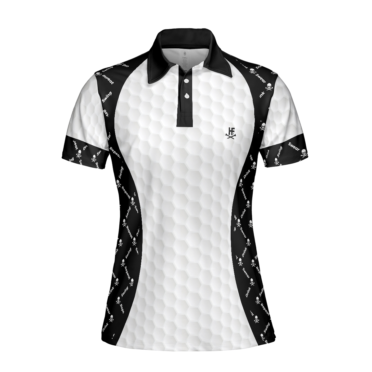 Golf Women Polo Shirt, Swing Swear With Skull Argyle Pattern Golf  Women Polo Shirt, Basic Ladies Golfing Shirt - Perfect Gift For Women, Ladies