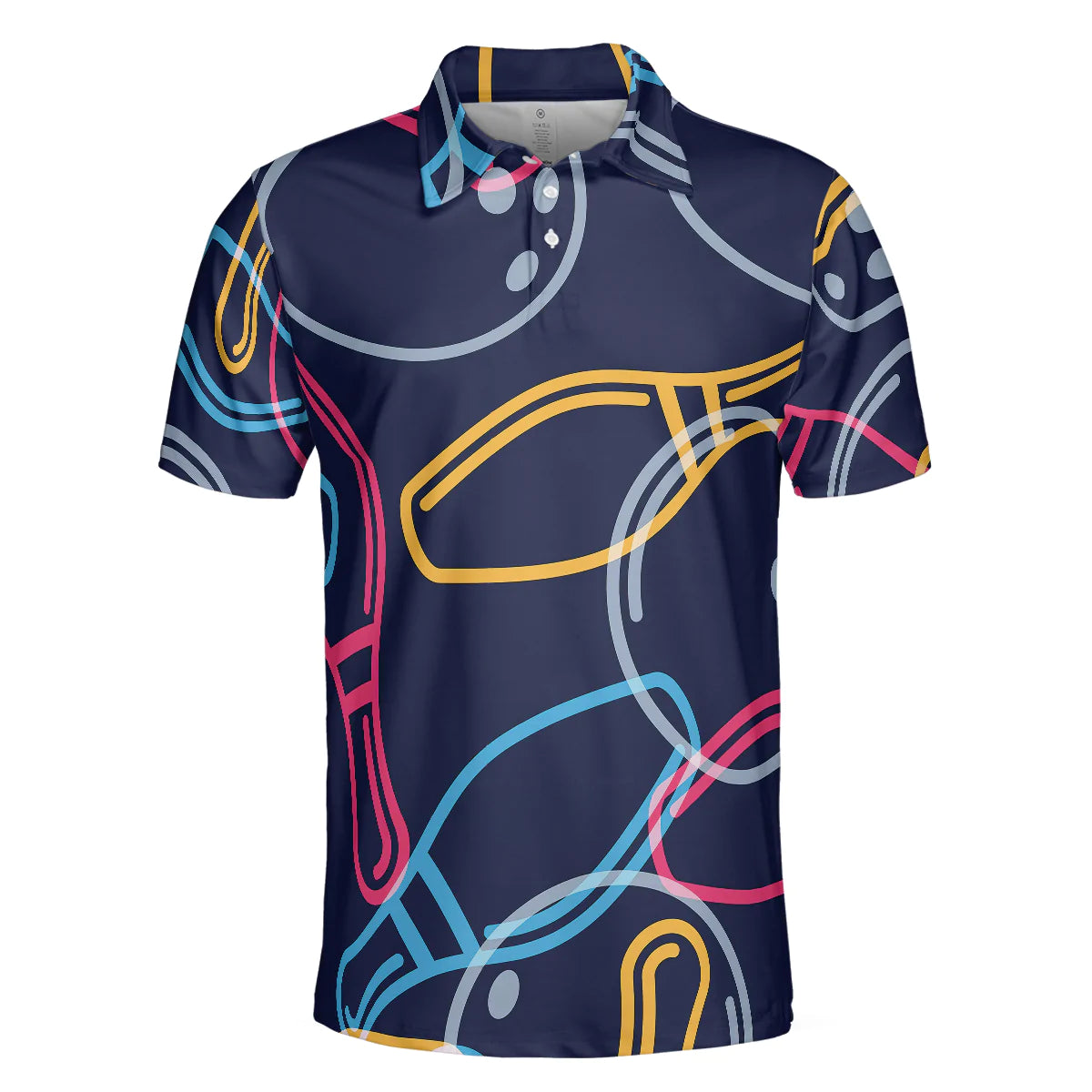 Colorful Bowling Polo Shirt, I Play Bowling Because I Like It Shirt For Men Polo Shirt, Colorful Bowling Shirt Design For Male Bowlers
