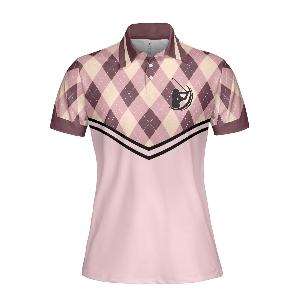 Girl Play Golf Women Polo Shirt, Some Girls Play Golf And Drink Too Much Women Polo Shirt, Funny Argyle Pattern Golf Shirt - Perfect Gift For Women