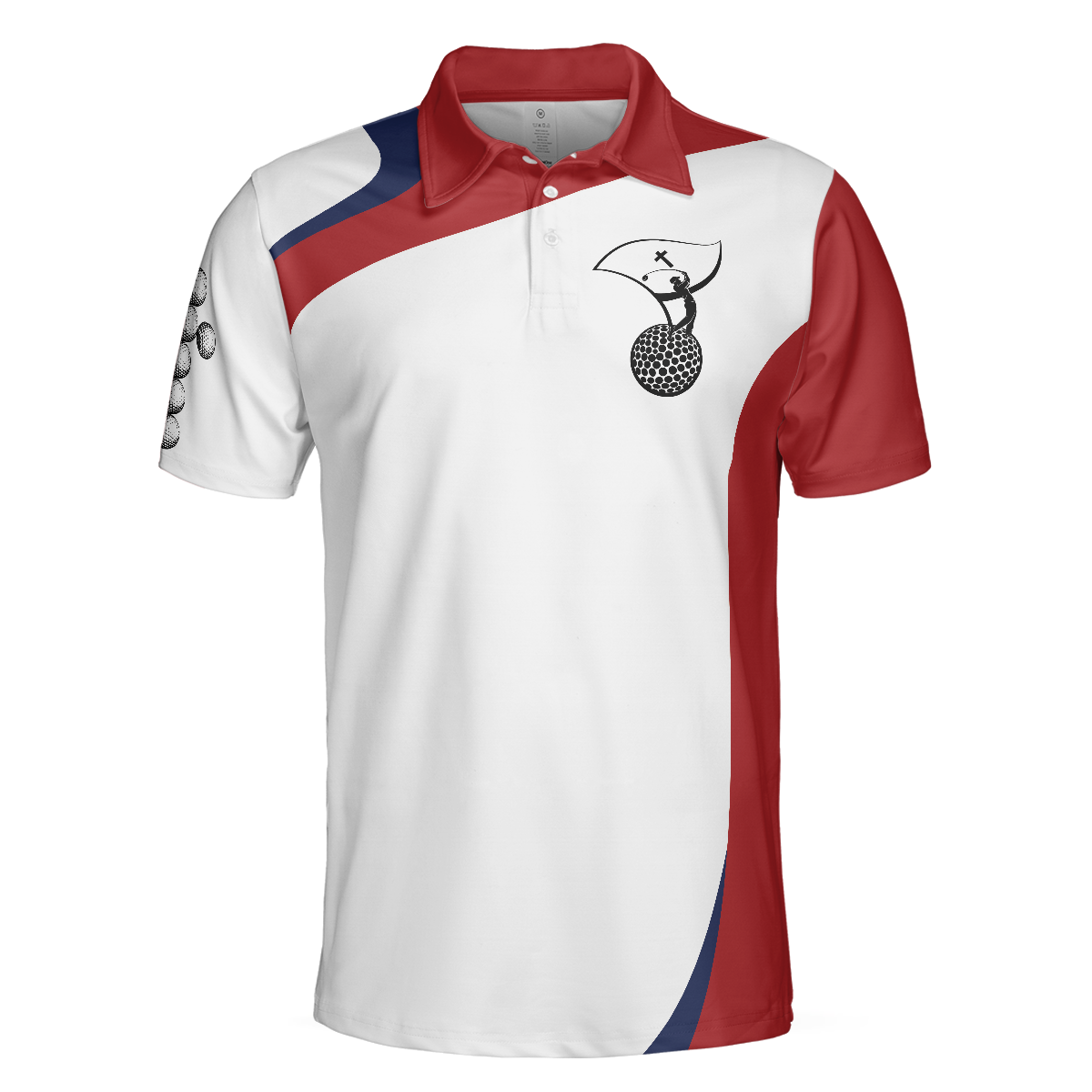 Golf Is My Therapy Polo Shirt, Best Golf Shirts For A Good Christian, Polo Golfing Shirt With Sayings