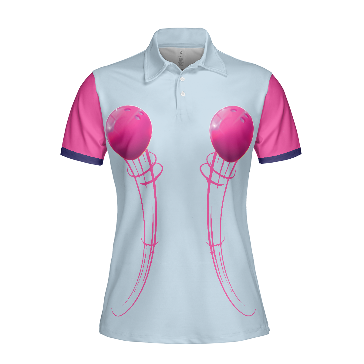 Bowling Women Polo Shirt, Watch Out This Girl Knows Short Sleeve Women Polo Shirt - Perfect Gift For Women, Bowlers
