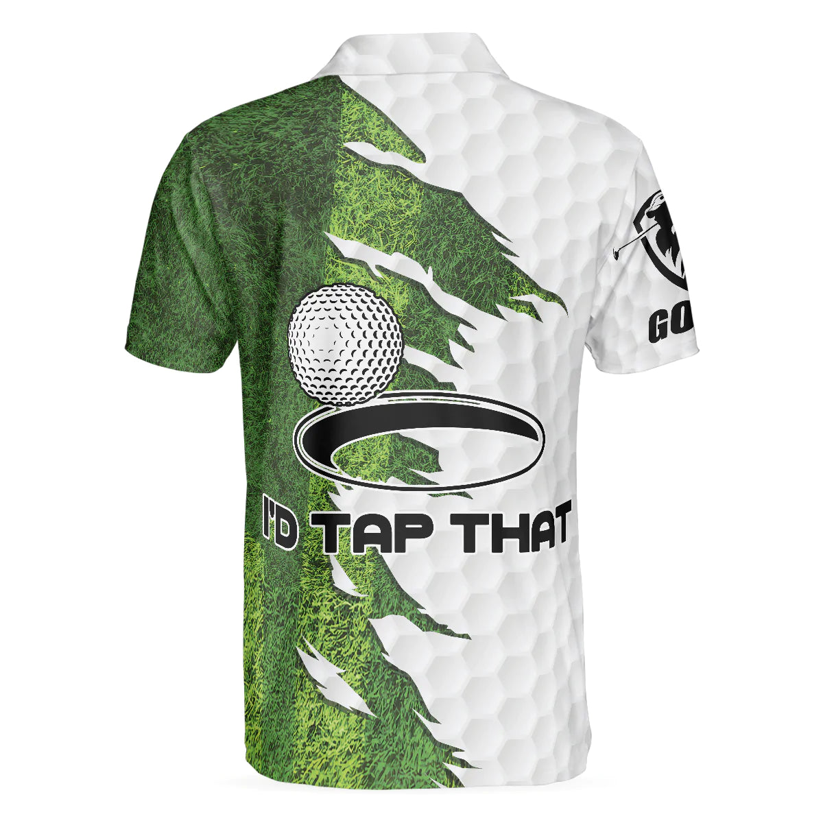 Green Golf Course Polo Shirt, I'd Tap That Golf Polo Shirt For Men, Gift Idea For Male Players, Gift For Golfers