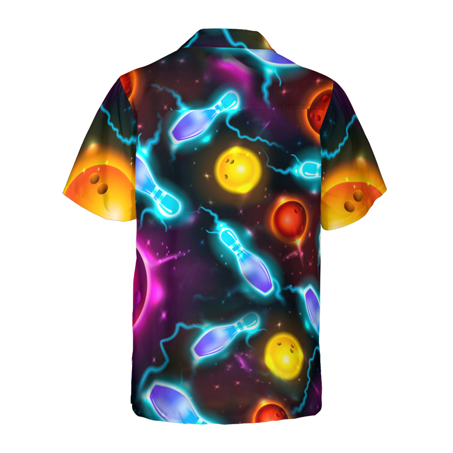 Bowling Space Color Hawaiian Shirt, Best Gift For Bowling Lovers, Friend, Family