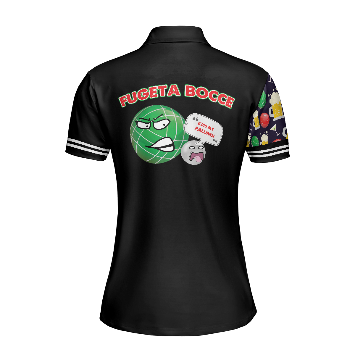 DH BOCCE Champions League,  Short Sleeve Women Polo Shirt, Best Gift For Champions League Lover, Gift For Women