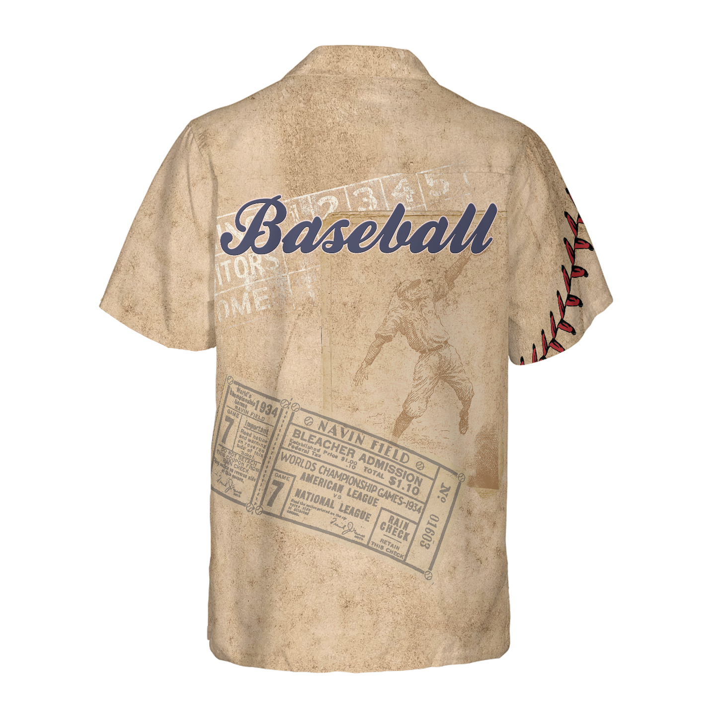 Baseball National League Hawaiian Shirt, Best Gift For Baseball Players, Friend, Family