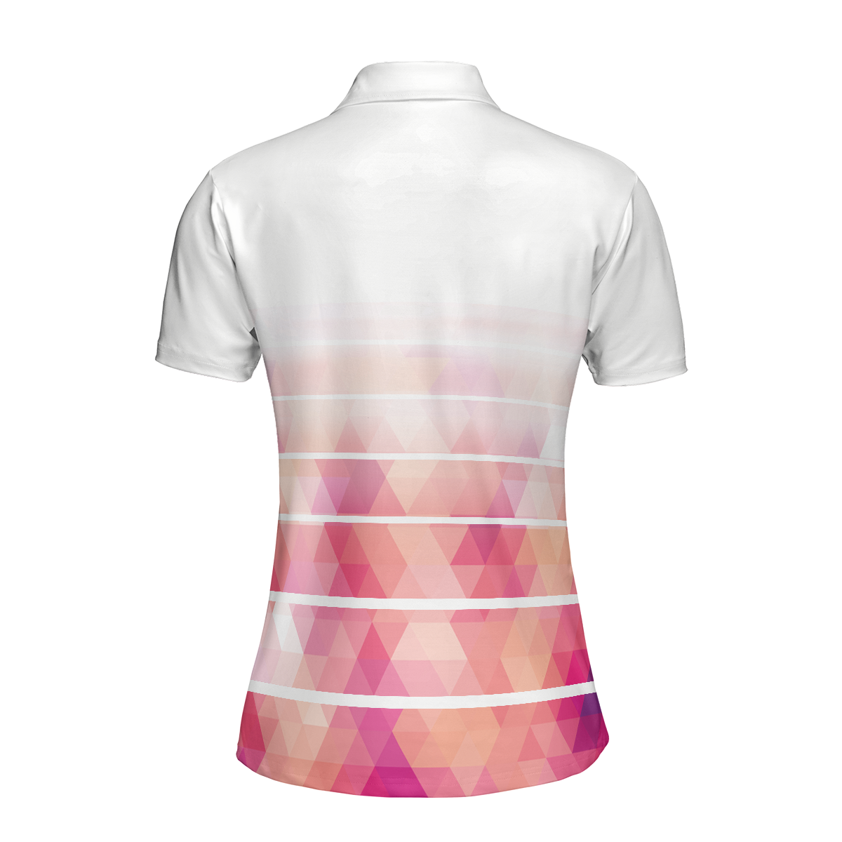 Girl Swinging Golf Club Short Sleeve Women Polo Shirt, Color Golf Shirt For Ladies, Unique Female Golf Gift, Gift For Golfers