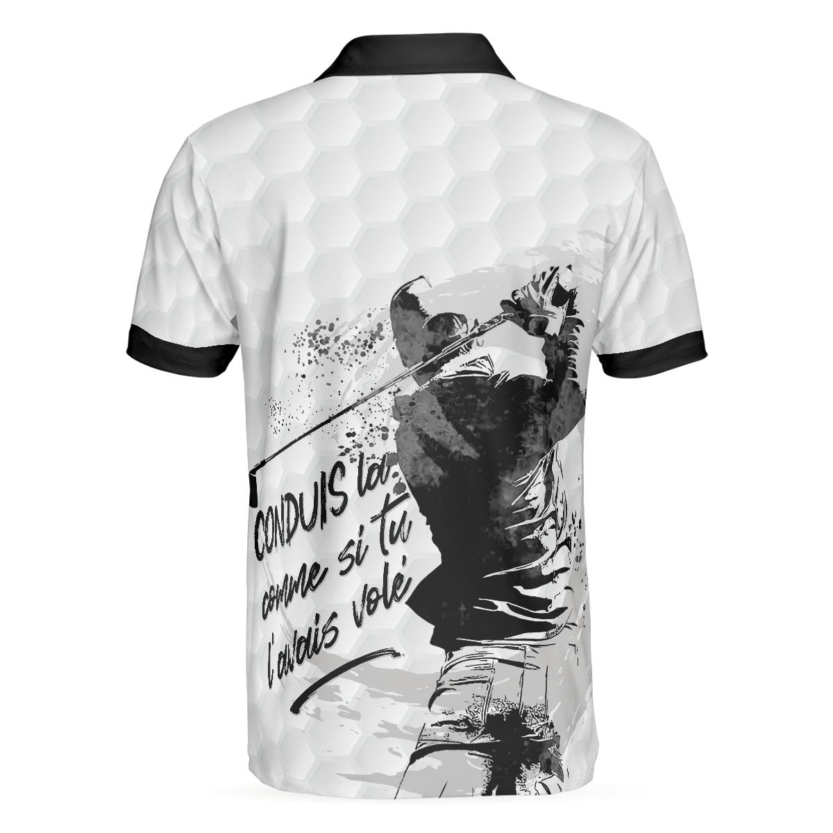 Conduis La Comme Si Tu L'avais Volé Polo Shirt, Golf Pattern Polo Shirt, Best Golf Shirt For Men