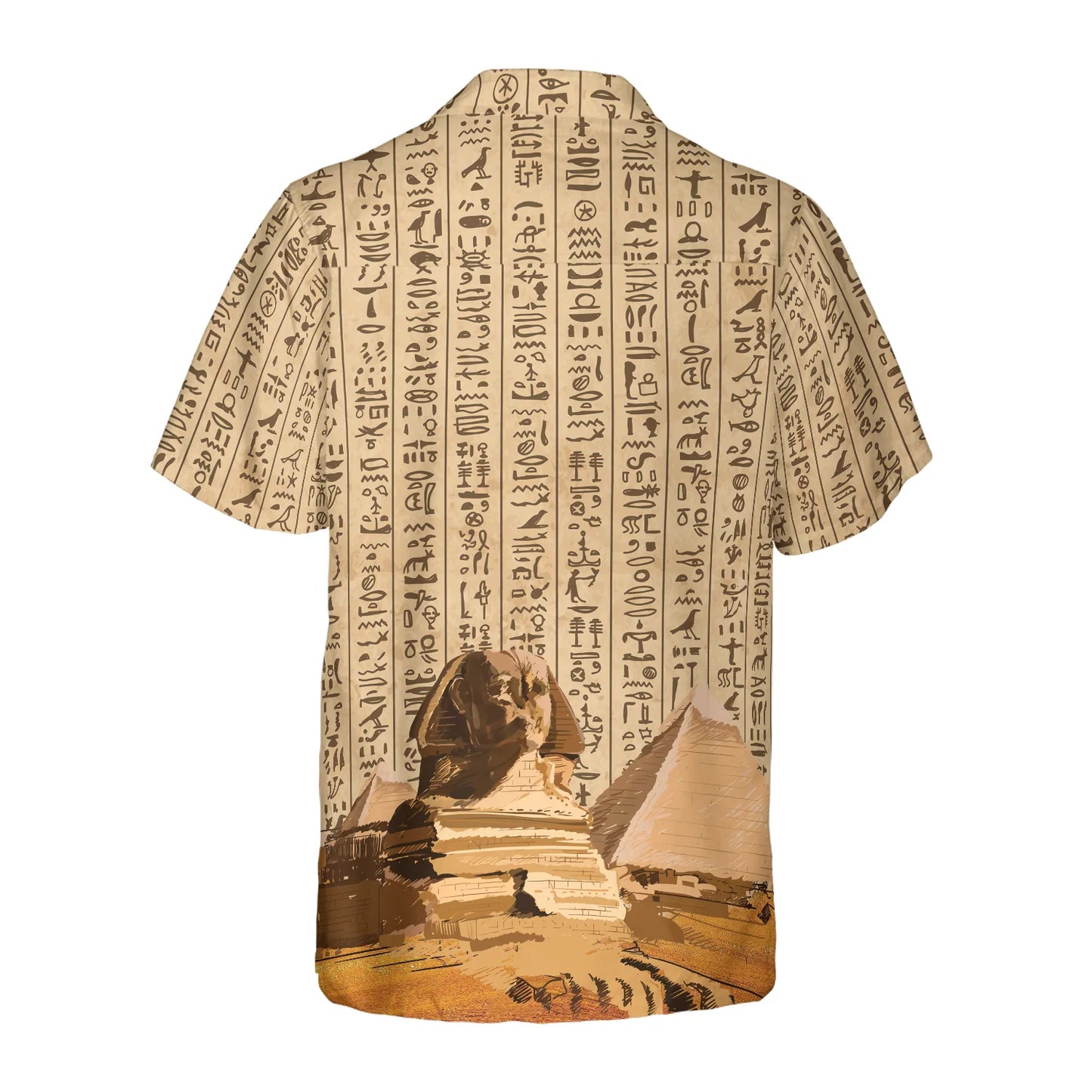 Ancient Egypt Hieroglyphs Hawaiian Shirt, Hieroglyphs Aloha Shirt For Men & Women, Best Gift For Husband, Wife, Boyfriend, Girlfriend