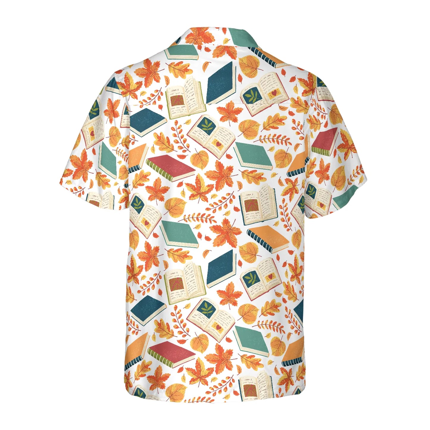 Autumn Pattern Back To School Teacher Hawaiian Shirt, Autumn Is Time To Back To School Aloha Shirt for Men And Women, Best Gift For Teachers, Students