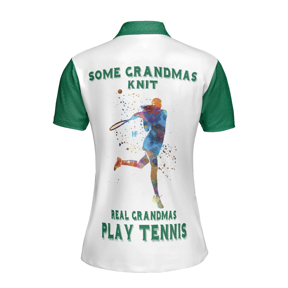 Real Grandmas Play Tennis Women Short Sleeve Polo Shirt, Cool Tennis Polo Style Shirt, Best Tennis Gift For Women