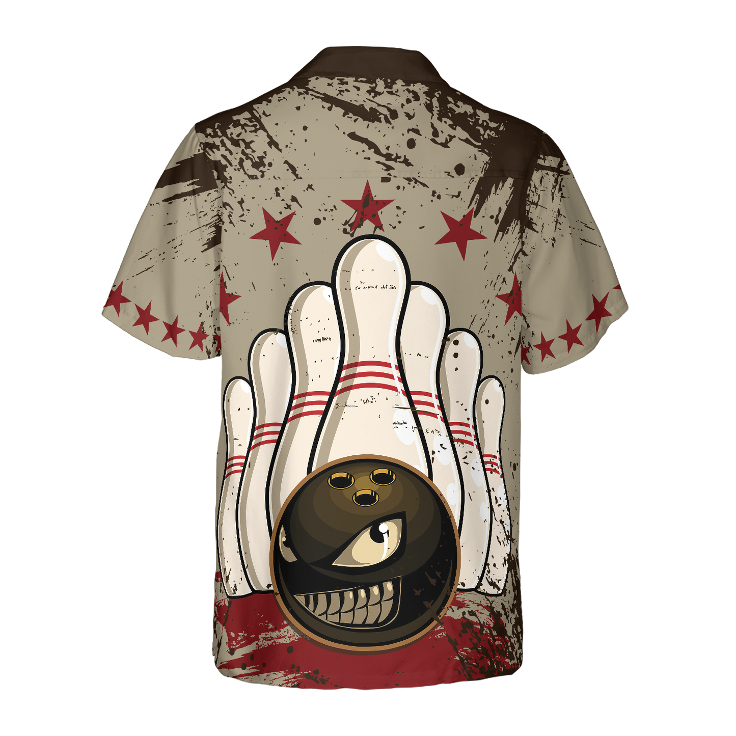 Bowling Ball Vintage Background Hawaiian Shirt, Unique Bowling Shirt, Best Gift For Bowling Players, Friend, Family