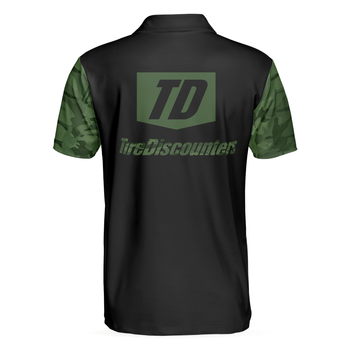 Green Camouflage Fisherman Silhouette All Over Print Men Polo Shirt, Unique Golf Shirt For Men, Cool Gift For Fishing Lovers