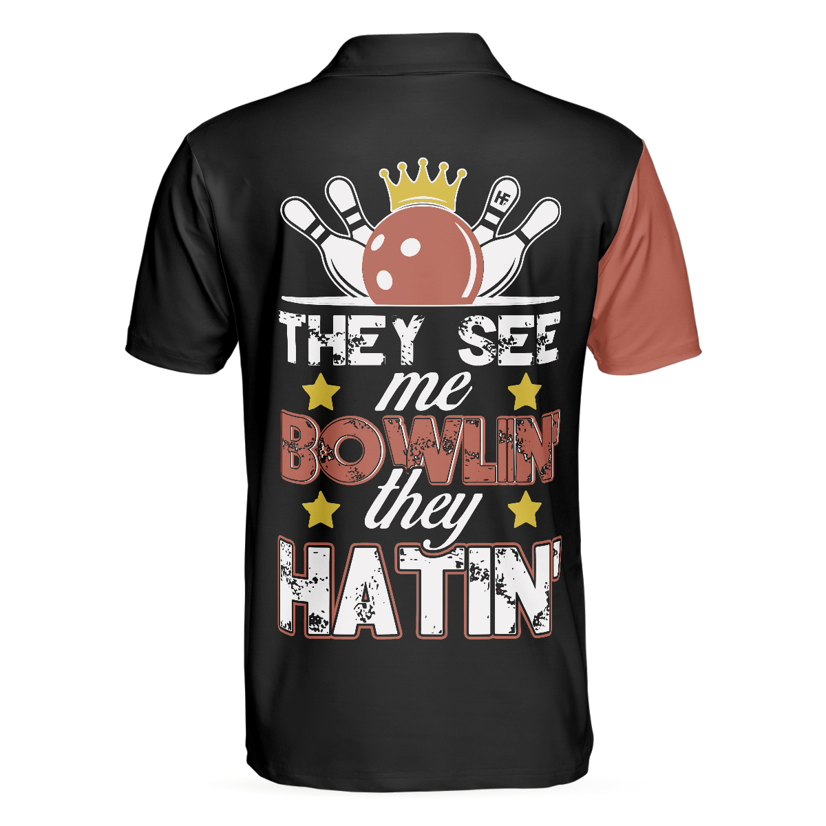 They See Me Bowlin' They Hatin' V2 Polo Shirt, Best Bowling Polo Shirt Design For Professional Bowlers - Perfect Gift For Men