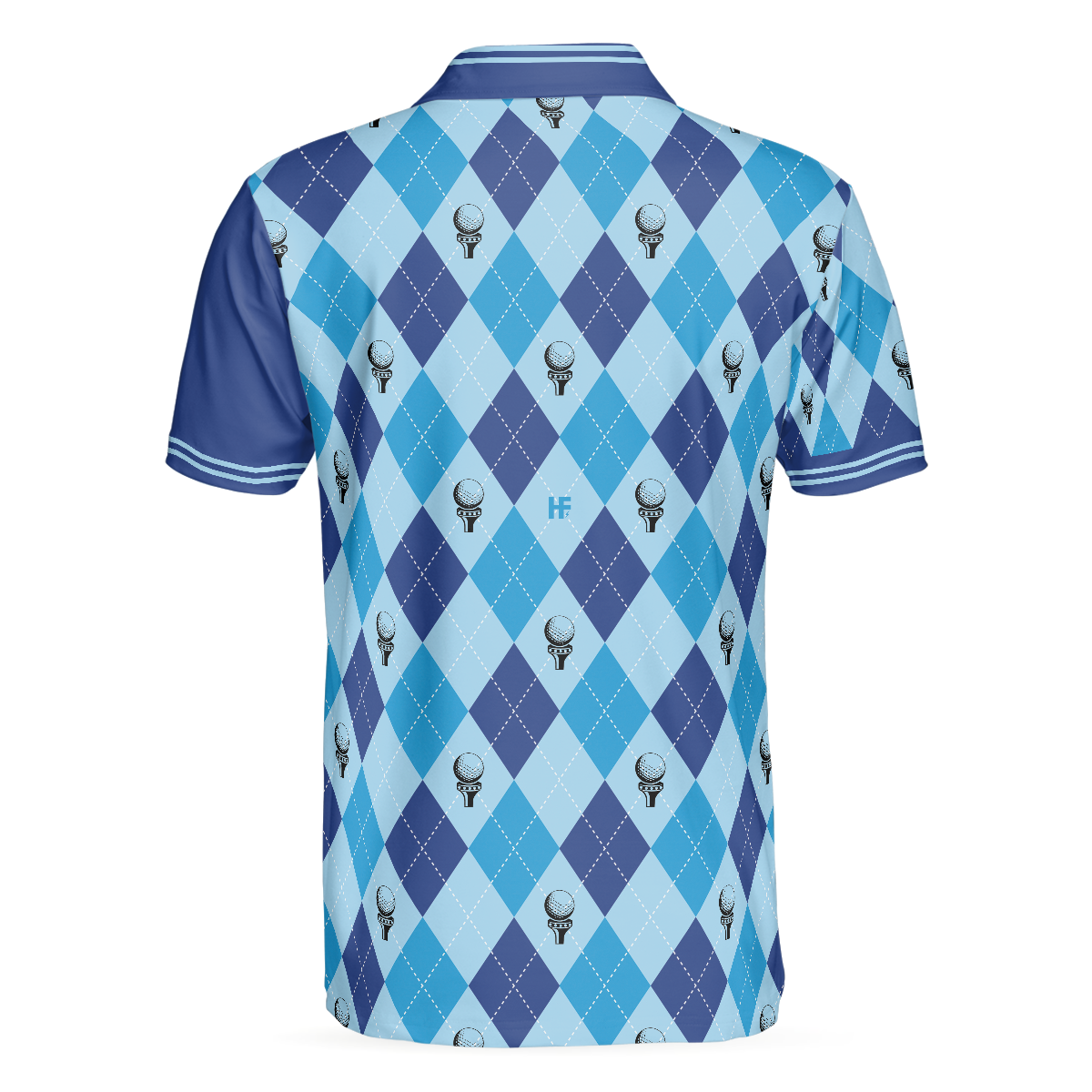 Golf Men Polo Shirt, I Love It When My Wife Lets Me Go Golfing Men Polo Shirt, Seamless Pattern Husband Golf Shirt For Men