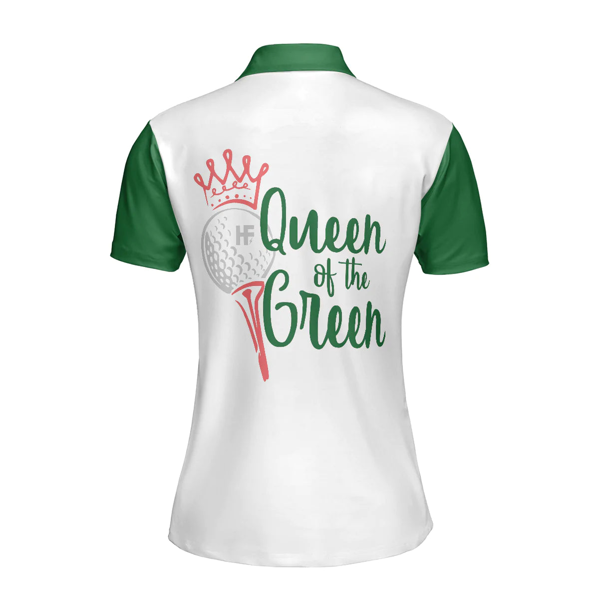 Queen Of The Green Short Sleeve Women Polo Shirt - Gift For Golfer