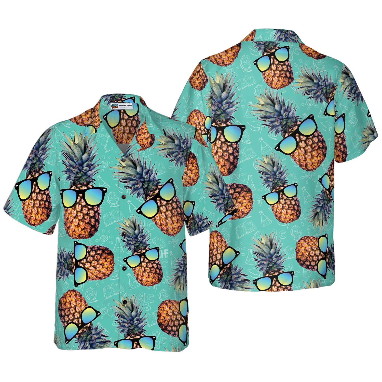 Chill Pineapple Teacher Hawaiian Shirt, Teacher Shirt for Men And Women, Best Gift For Teachers, Friend, Family