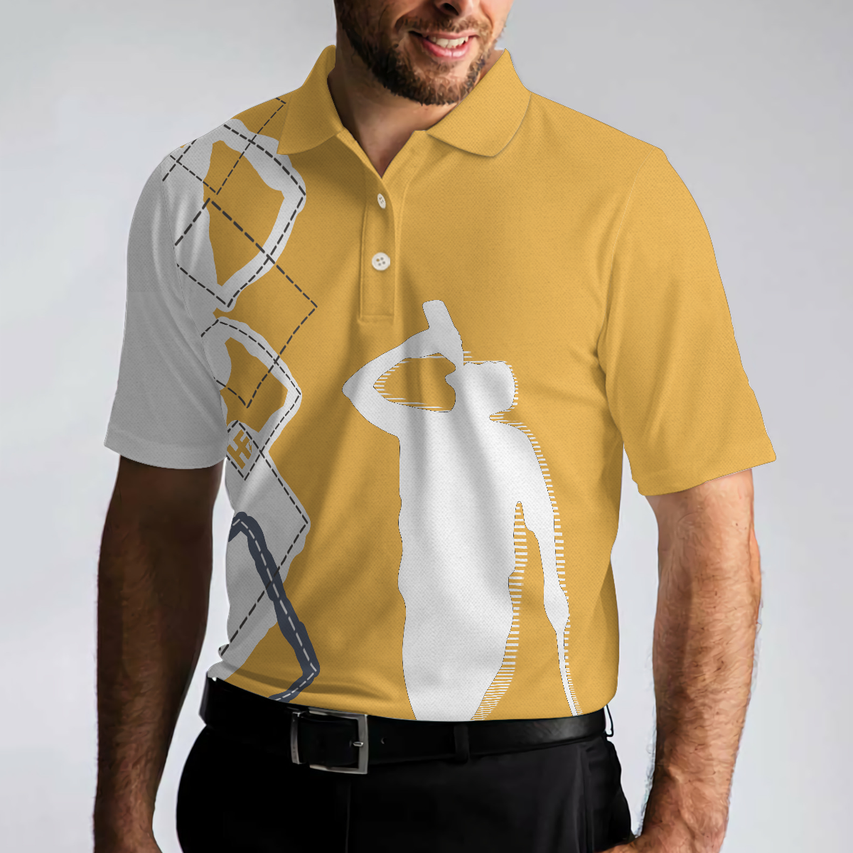 Beer And Golf Men Polo Shirt, That's Why I'm Here Beer Drinking Polo Shirt, Best Golf Shirt For Men