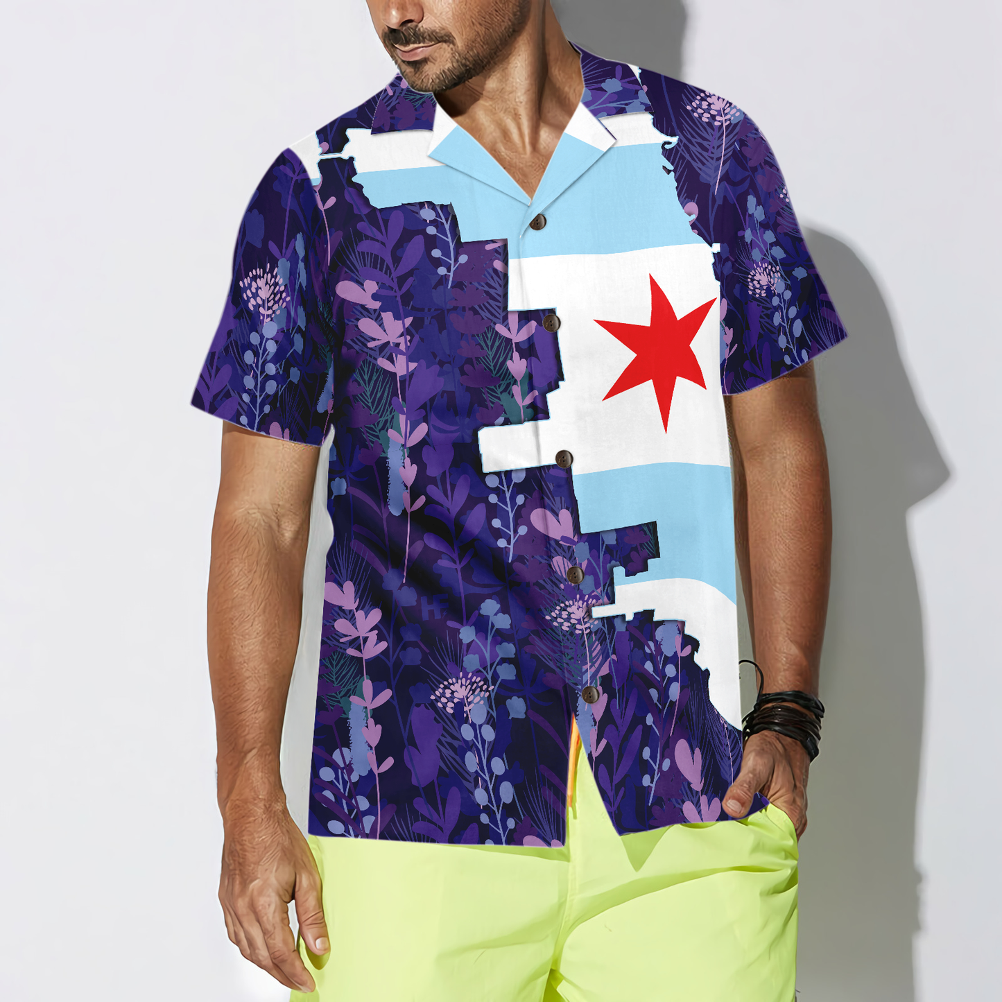 Chicago Bluebonnet Hawaiian Shirt, Gift For Chess Lover, Friend, Family