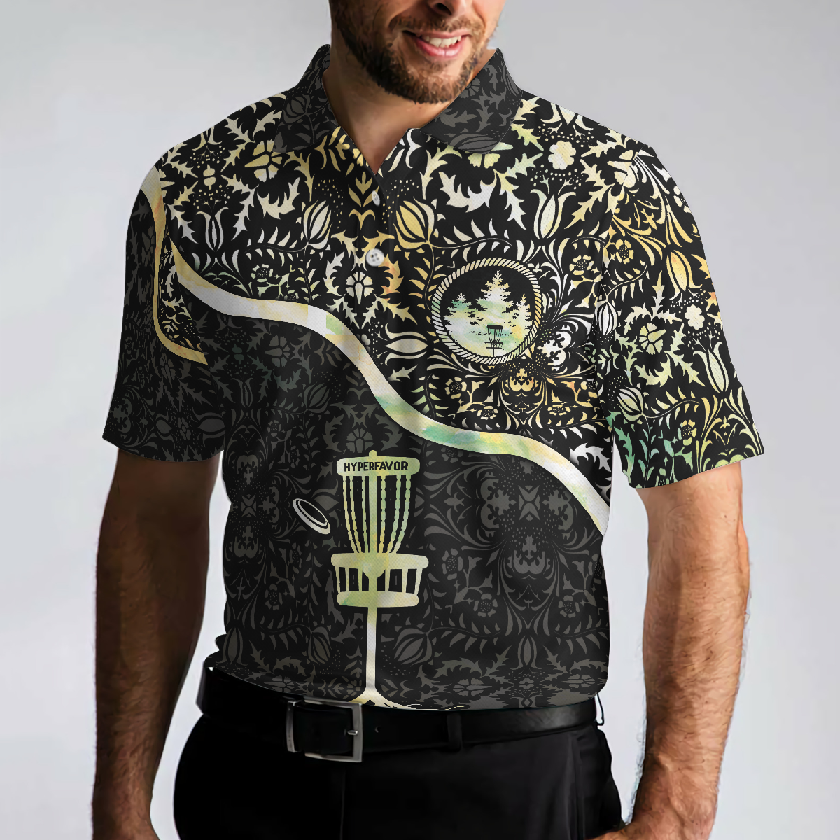 Disc Golf Is My Life Polo Shirt, Cool Disco Golf Shirt For Men, Innova Disc Golf Polo Shirt, Golf Gift For Men, Best Gift Idea For Men Golfers