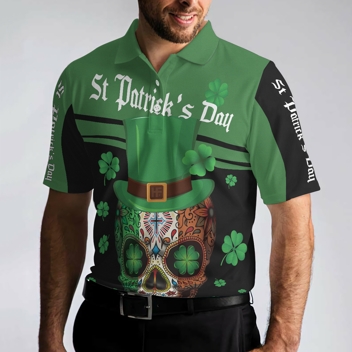 St Patrick Day The Irishman Polo Shirt, St Patrick's Day Polo Shirt, St Patrick Shirt For Men - Perfect Gift For Men, Halloween