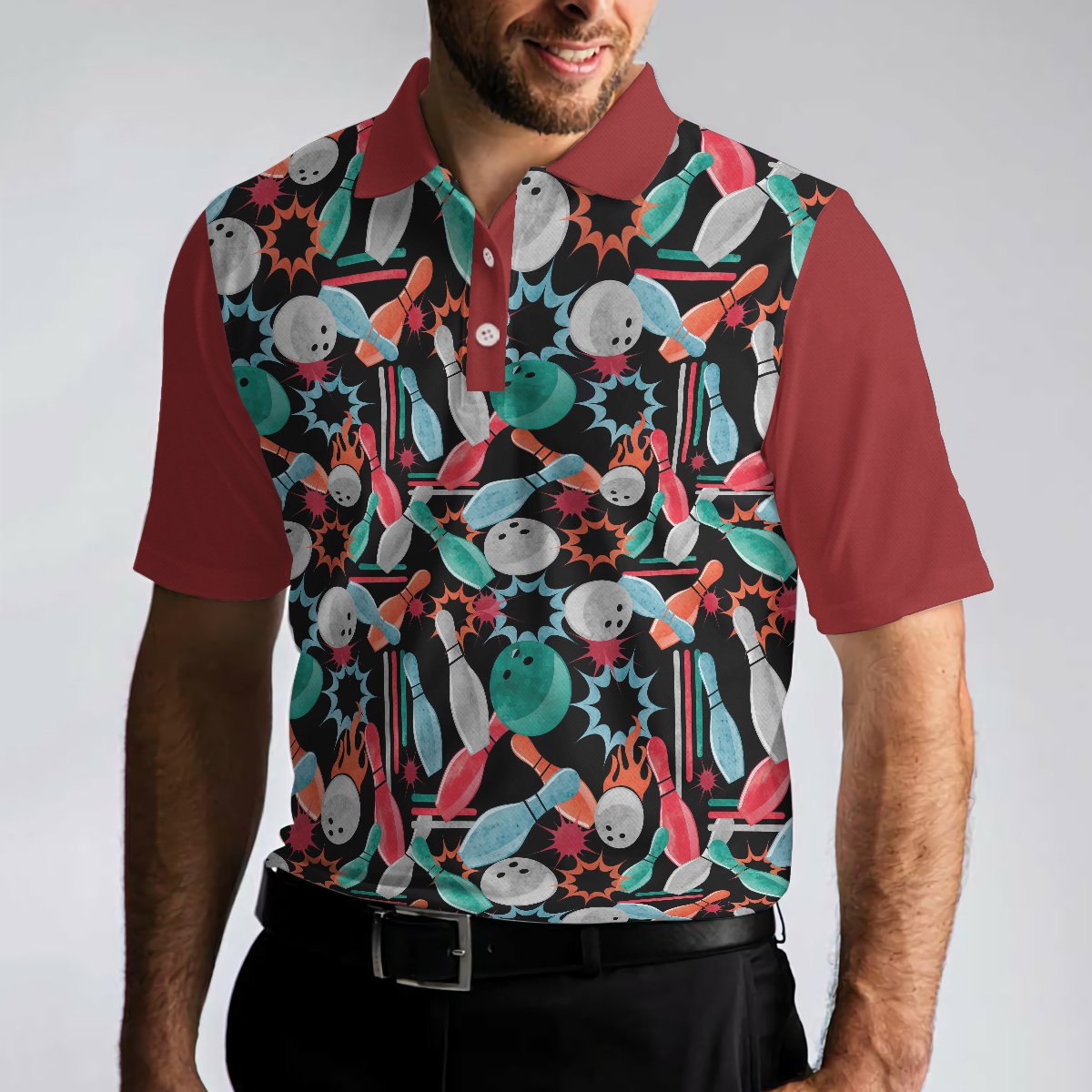 Sleep With A Bowler You'll Be Amazed Polo Shirt, Colorful Tenpin Bowling Shirt Design, Best Gift Idea For Bowlers - Perfect Gift For Men, Bowlers